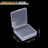 Unique Bargains Plastic Portable Beads Craft Hardware Jewelry Storage Boxes Clear 24 Pcs - 2 of 4