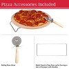 Classic Cuisine Pizza Stone with Cutter and Rack - 2 of 4