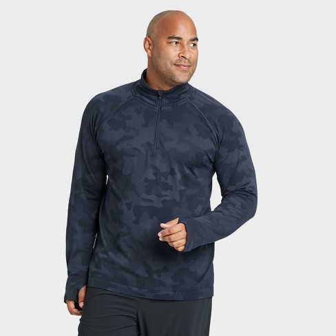 Men S Seamless 1 4 Zip Pullover All In Motion Target