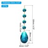 Unique Bargains Crystal Pendants Teardrop Beads for DIY Lamp Arts Crafts Decoration 6 Pcs - 2 of 4