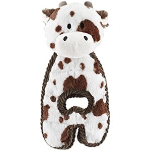 Outward Hound by Charming Pet Cuddle Tugs Cow Plush Squeaky Dog Toy - 1 of 1