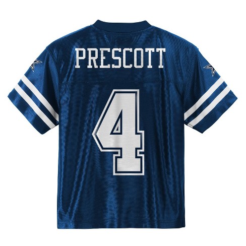 Dak Prescott Cowboys Jersey Limited #4 Black Golden Men's