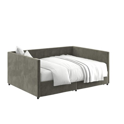 DHP Daybed with Storage, Full, Gray Velvet