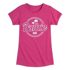 Girls' - Barbie - Retro Logo 1959 Fitted Short Sleeve Graphic T-Shirt - 1 of 4