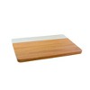 Slickblue Acacia Wood & White/Black Marble Serving Board, 11.75” x 8” - Versatile for Serving & Displaying - 2 of 4