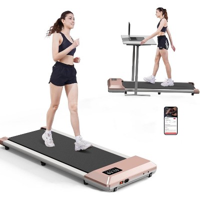 Deerrun Gold Under Desk 16.14*31.5 inches Belt Walking Pad Treadmill for Home Office
