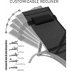 Couple of Heavy-Duty Patio Chaise Lounge Chairs - Adjustable Aluminum Frame - Perfect Addition to Any Outdoor Space - 3 of 4