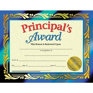 Hayes Publishing Principal's Award, 8-1/2" x 11", 30/set (Case of 4) - 1 of 1