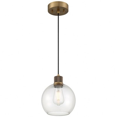 Access Lighting Port Nine 1 - Light Pendant in  Antique Brushed Brass
