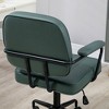 NicBex Office Chair with Height Adjustable Modern Microfiber Computer Chair with Tiltable Design, Armrests, Casters for Office, Study, Bedroom, Green - 3 of 4
