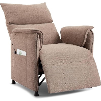 Recliner Chair, PU Leather Recliners Home Seating with Thick Seat Cushion and Backrest