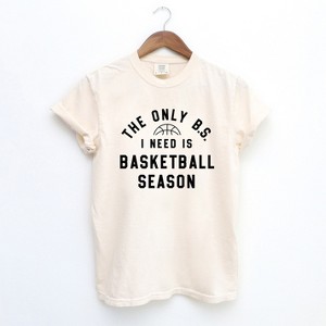 Simply Sage Market Women's Basketball Season BS Short Sleeve Garment Dyed Tee - 1 of 4