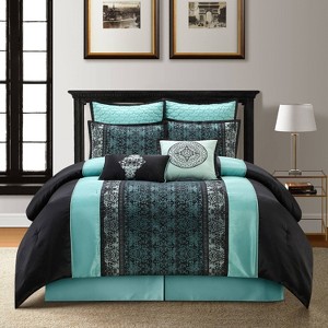 Nanshing Arabesque Traditional Comforter Set - 1 of 4