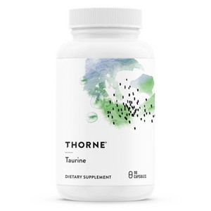 Thorne Taurine - Amino Acid Supplement - Supports Heart Rhythm, Liver, Gallbladder, and Vision - Gluten-Free, Soy-Free, Dairy-Free - 90 Capsules - 1 of 4