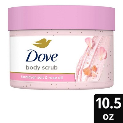 Image of Dove Beauty Himalayan Salt & Rose Oil Body Scrub - 10.5oz