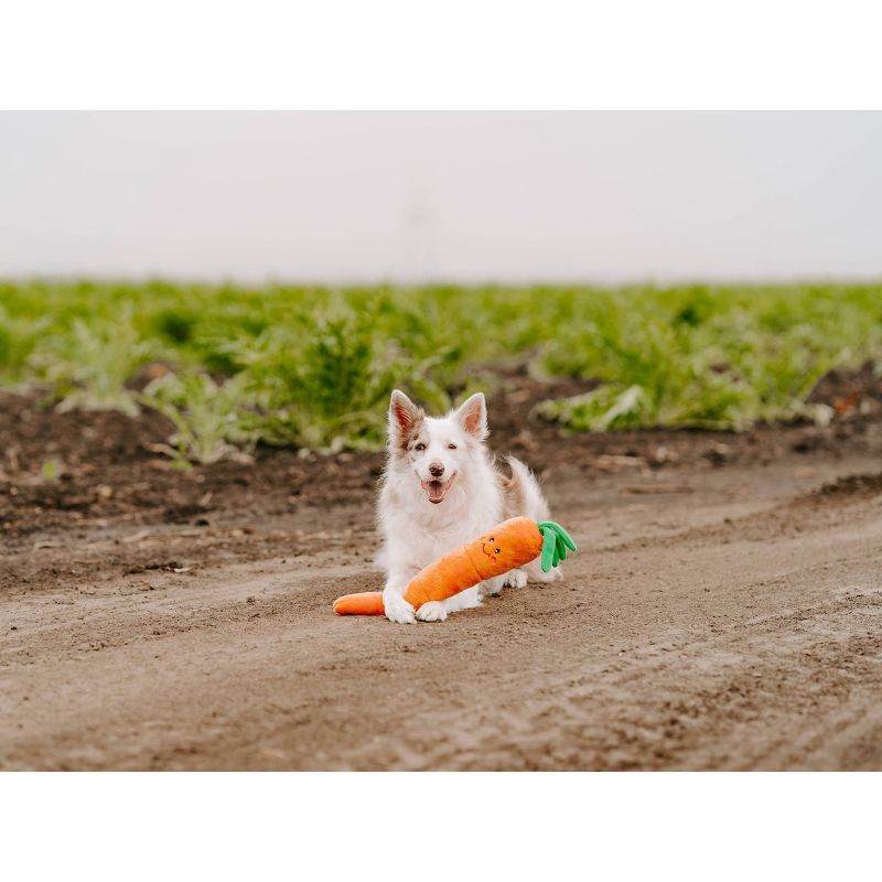 ZippyPaws Carrot Jiggler Dog Toy - 21&#34;, 3 of 12