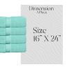 Home Weavers Elegance Essentials 550GSM 100% Cotton Zero Twist Super Absorbent Bath Towel Set - 2 of 4