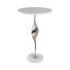 Sagebrook Home Accent Table White/Silver - 4 of 4