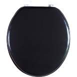 Soft Round Toilet Seat with Easy Clean & Change Hinge - J&V TEXTILES