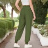Anna-Kaci Active Women's Summer Comfy Lightweight Drawstring Elastic High Waist Joggers Pants with Pockets - 4 of 4