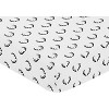 Sweet Jojo Designs Boy Baby Fitted Crib Sheet Woodland Camo Black and White - 3 of 4