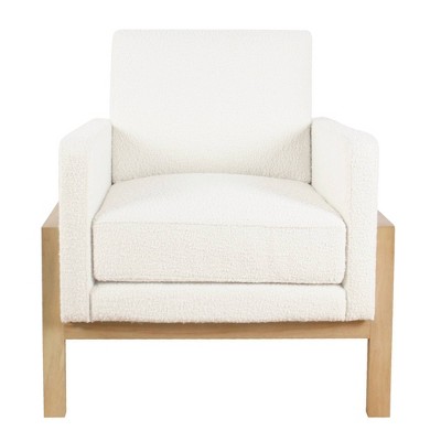 Wood Frame Accent Chair - HomePop