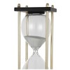 A&B Home Hour Glass In Stand (4X4X9"): Elegant Tabletop Decorative Sculpture, Indoor Glass Timer - 2 of 3