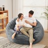 Inhand Memory Foam Filled 2-in-1 Bean Bag Chair With Soft Removeable Cover - Convertible Bean Bag Bed - 2 of 4