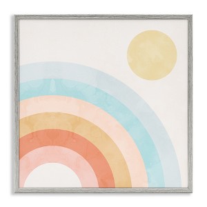 Stupell Industries Retro Rising Sun Rainbow Arches, 24" x 24" - 1 of 4