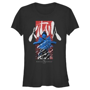 Juniors Mortal Kombat II Kitana Classic Steel Fan Pose T Shirt - 1 of 2