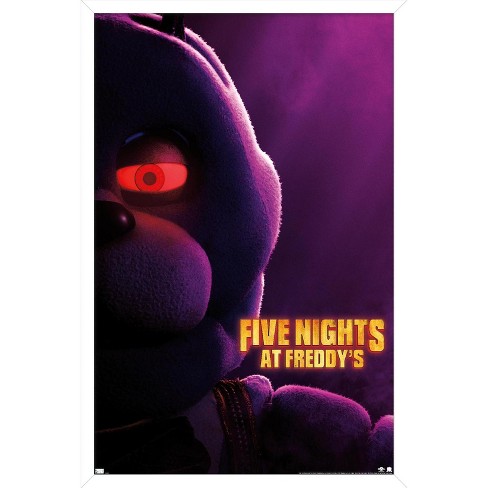 Trends International Five Nights at Freddy's Movie - Foxy One Sheet  Unframed Wall Poster Print White Mounts Bundle 22.375 x 34