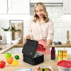 OPUX Insulated Lunch Bag, Leakproof Soft Cooler Tote Box School Kids Boys Girls, Small Compact Reusable Adult Men Women - 3 of 4
