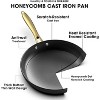 Imarku Professional Non Stick Frying pans 3 Sizes - 8&10&12 inches Honeycomb Locking Oil&Even Heat Conduction, Dishwasher&Oven Safe,Free-PFOA&PFAS - 4 of 4