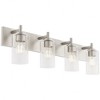 Quorum Lighting Fallstaff 4 - Light Vanity in  Satin Nickel - 4 of 4