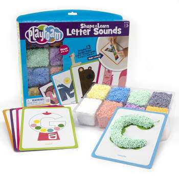 Pâte sensitive PlayFoam Kit d'apprentissage des formes de lettres