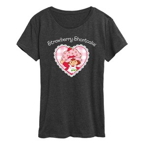 Women's - Strawberry Shortcake - Coquette Heart-Women's Short Sleeve Graphic T-Shirt Short Sleeve Graphic T-Shirt - 1 of 4