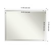 Amanti Art Incline Beveled Wood Framed Bathroom Vanity Wall Mirror - 3 of 4