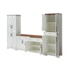 GDFStudio Fariel 108.7'' Modern Multifunctional TV Cabinet Set with 2 Sideboards - 4 of 4