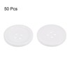 Unique Bargains Resin Craft Snap Round Flat 4-Hole Sewing Buttons 50 Pcs - 3 of 4