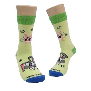 Time Bunny Rabbit Socks (Tween Sizes, Small) from the Sock Panda - 1 of 3