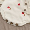 MyKids-Usa Baby Girl Embroidered Pattern Sleeveless Onesie - 4 of 4