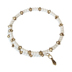 Fifth and Ninth - Mia Wrap Bracelet - White - 1 of 4