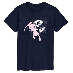 Men's - Pokémon - Mew and Mewtwo Short Sleeve Graphic T-Shirt - 1 of 3