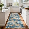 Area Rug Living Room Rug: Washable Modern Abstract Soft Thin Rug Indoor Floor No Slip Stain Resistant Carpet - 3 of 4