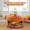 Dexmalle 6 Quart Orange Dutch Oven Pot with Lid,Up to 500°F - 4 of 4