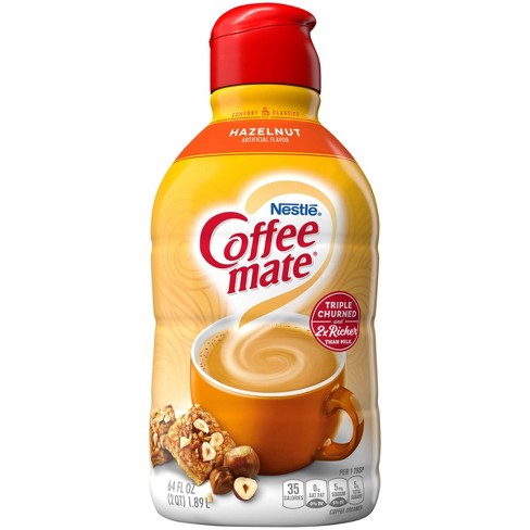 Coffee Mate Hazelnut Coffee Creamer - 0.5gal (64 Fl Oz) : Target