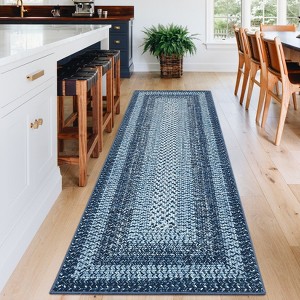 Hallway Runner  Rug Washable Soft Carpet - Non Slip Modern Floor Runner for Bedroom, Kitchen, Living Room - 1 of 4