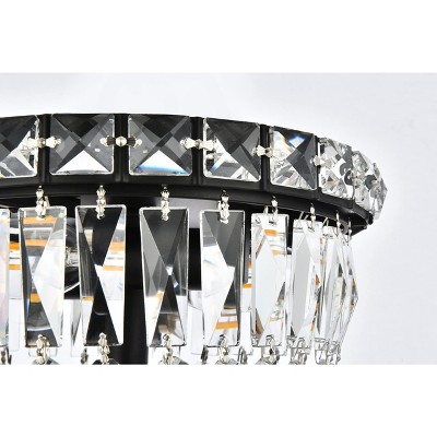 Tranquil Gold Flush Mount with Clear Royal Cut Crystal