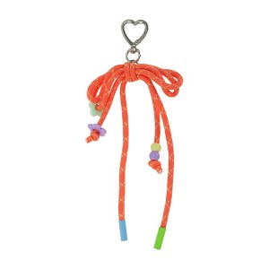 Unique Bargains Braided Bow with Love Buckle Handbag Charm 1 Pc - 1 of 4