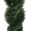 Vickerman Artificial Cedar Spiral Topiary In Pot UV - 3 of 4
